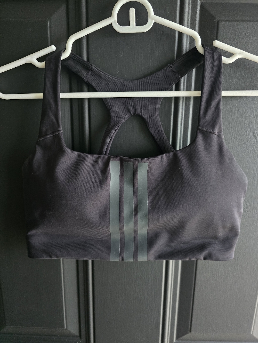 Black Racerback Sports Bra